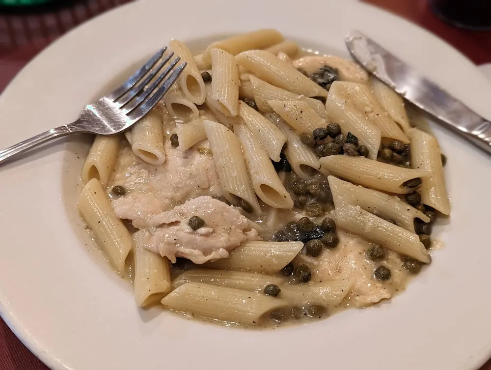 Chicken Parmigiana and Pasta